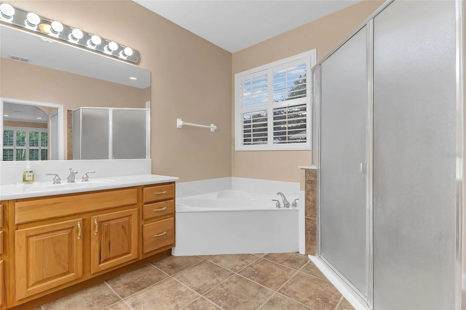 Primary Bathroom view from Water Closet Door
