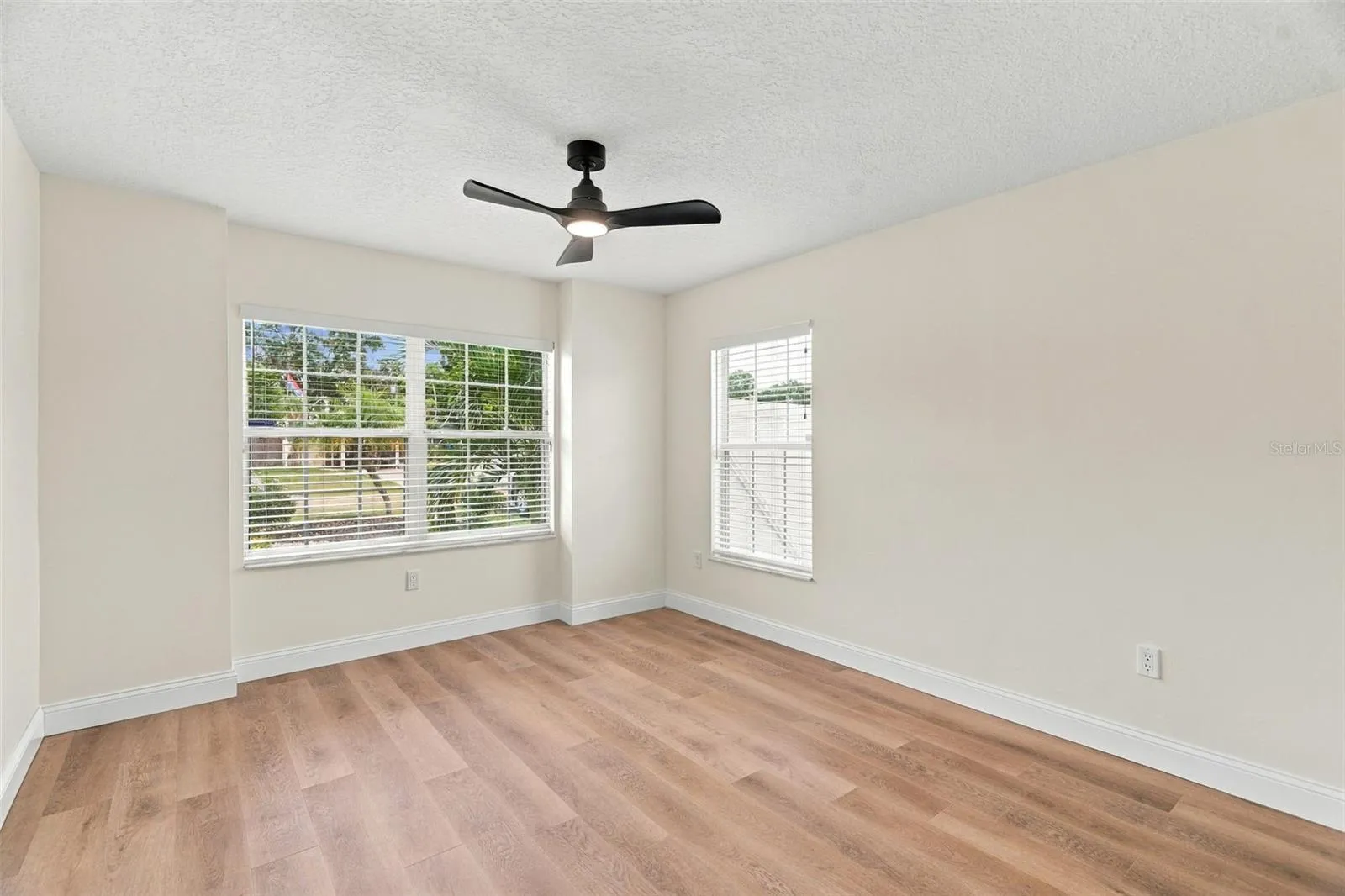 Spacious third bedroom.