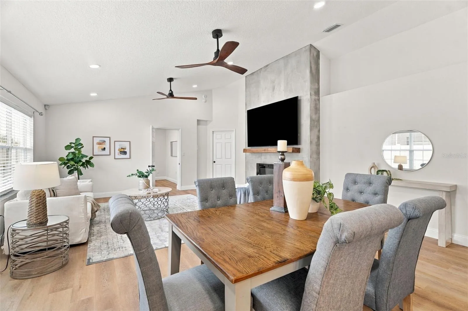 Open floorplan.