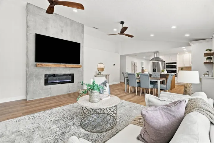 Open floor plan.