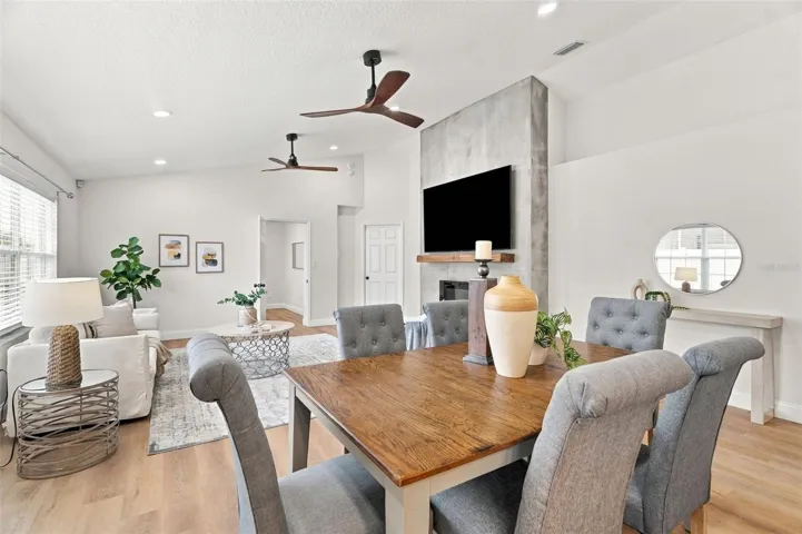 Open floorplan.