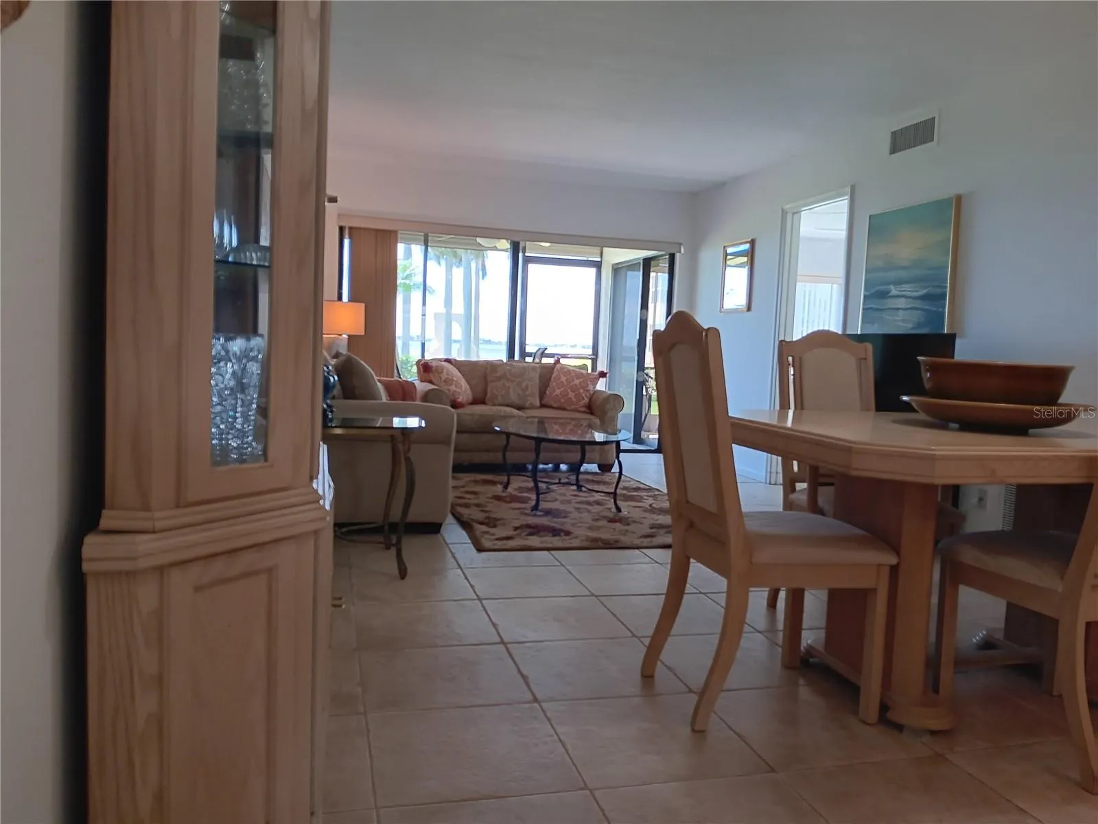 Water view from condo entrance and most every room.