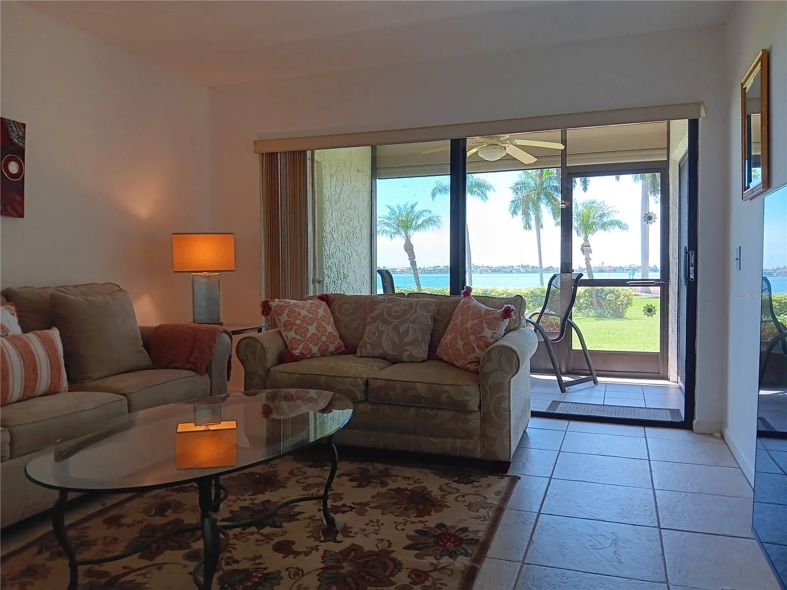 Open water view from living room.