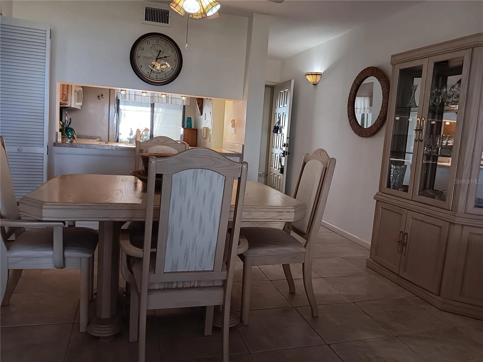 Spacious dining room is perfect for entertaining.