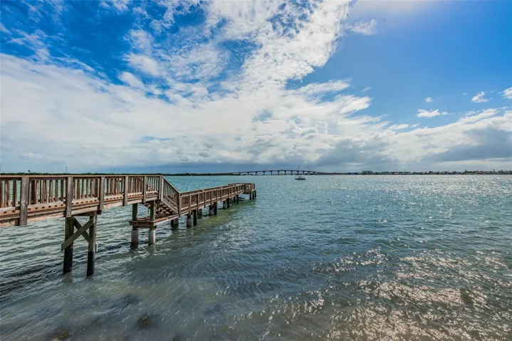 Private fishing pier.