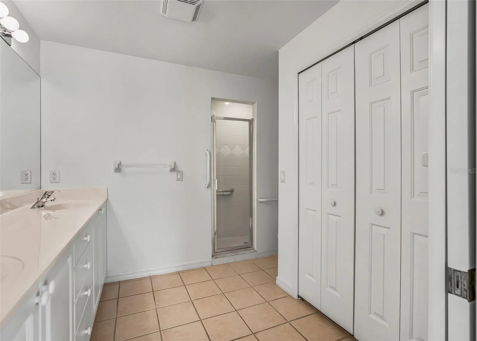 Primary bath with shower