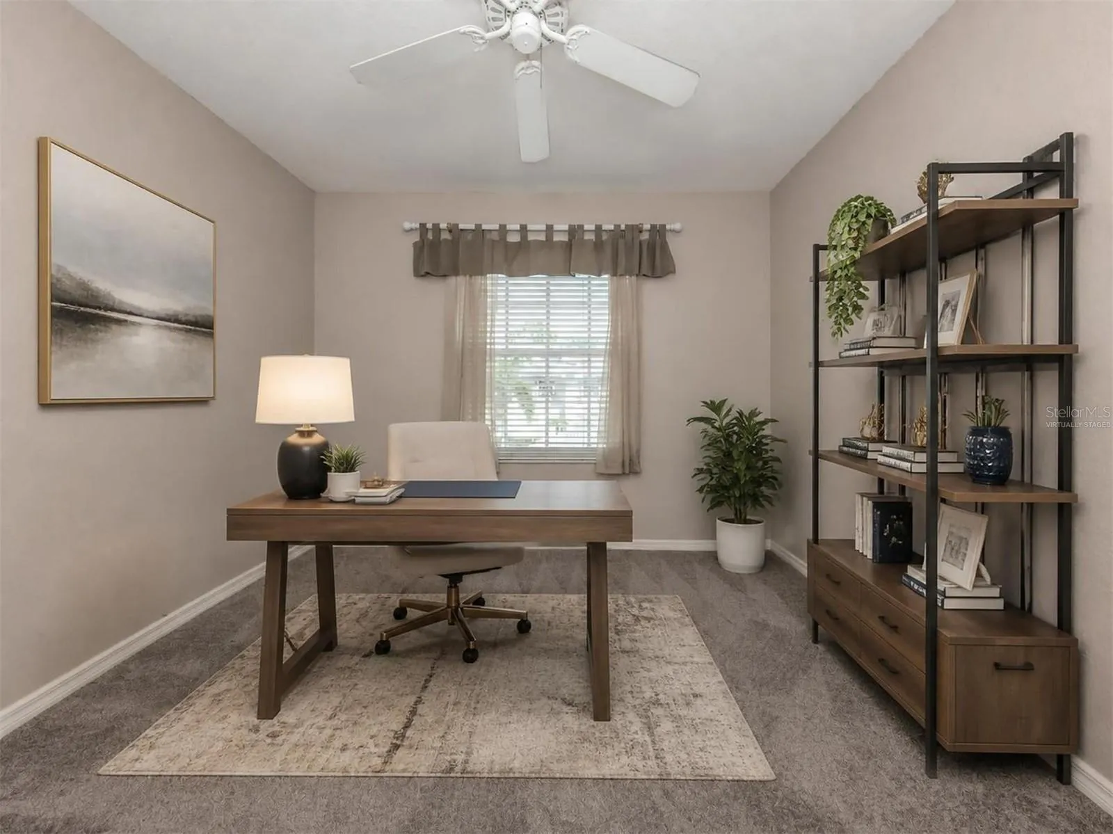 Virtually Staged - Den/Library