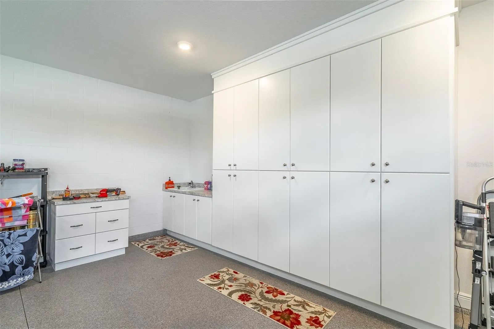 Custom Cabinets in Garage