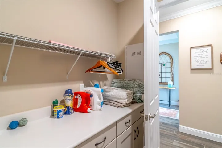 Custom Cabinets in Laundry Room