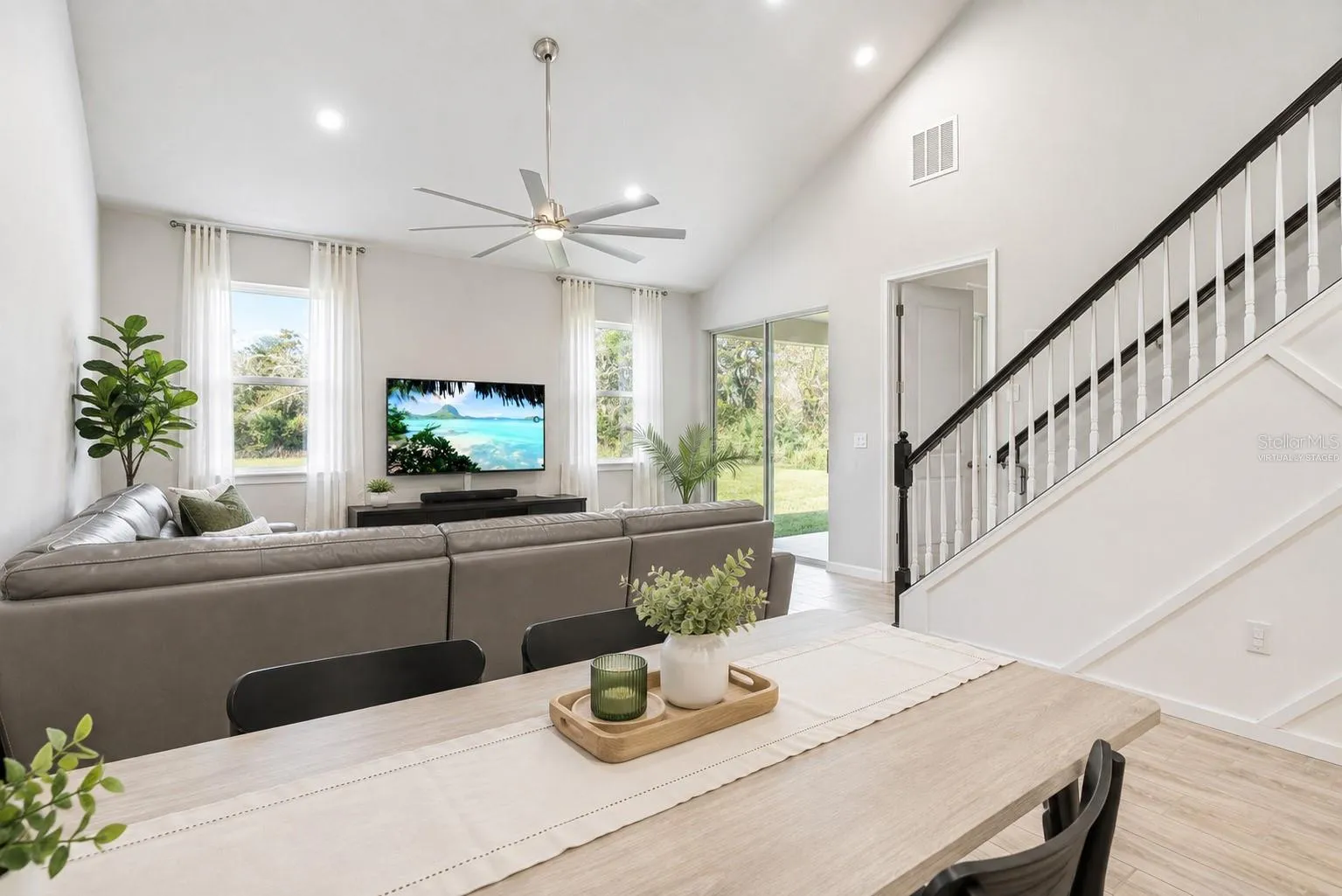 DINING TABLE - KITCHEN/LIVING ROOMvirtually staged