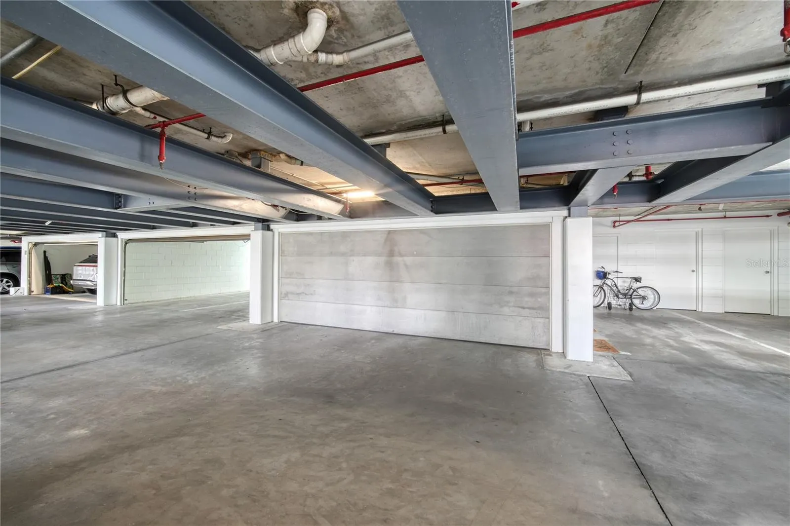 Secure 2 c garage under building