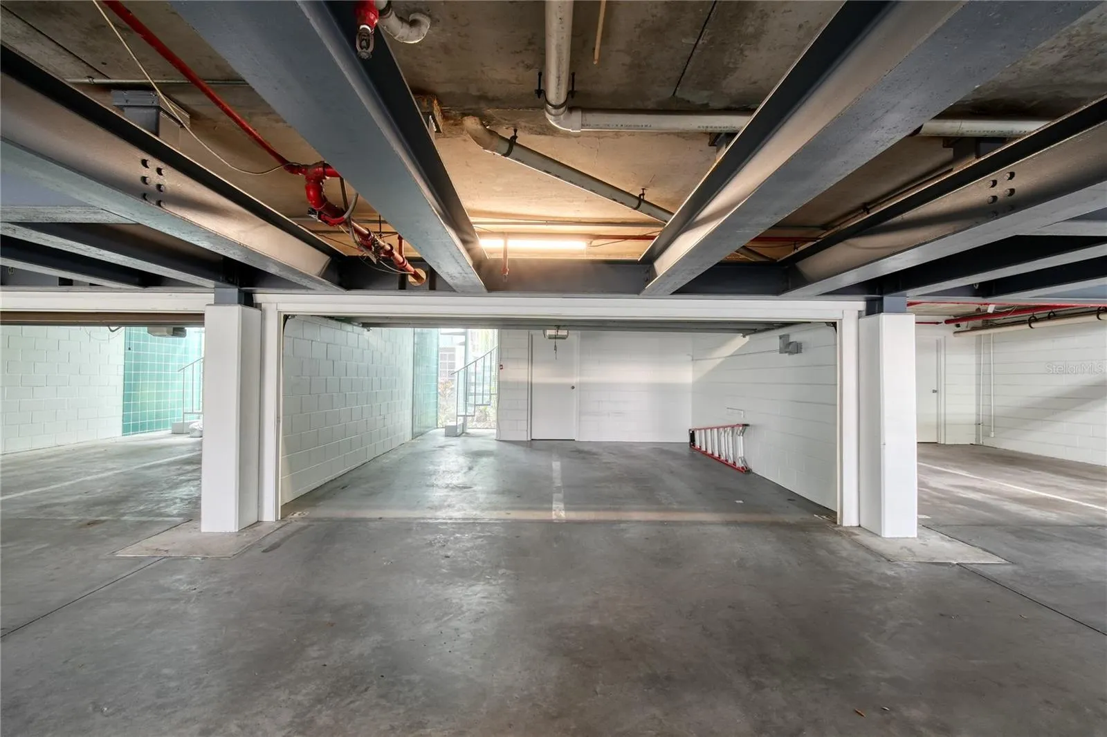 Secure 2 c garage under building
