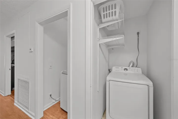 Third floor  - laundry area with full size washer/dryer