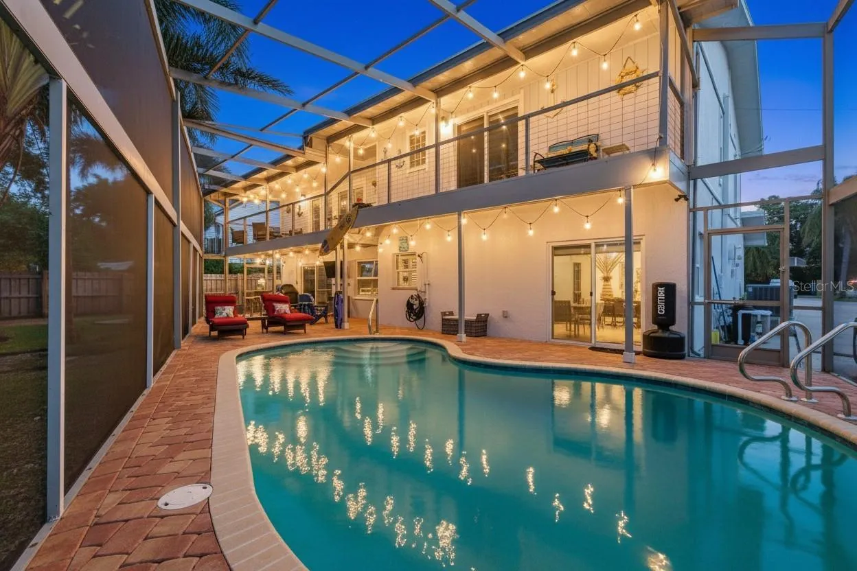 Dusk Poolside