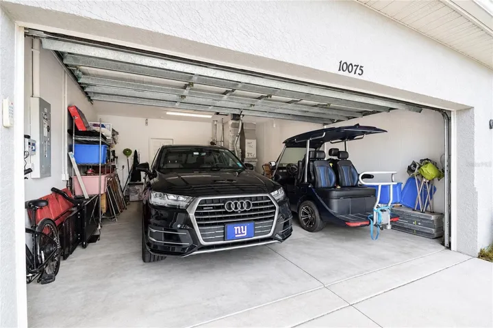 Plenty of Room for your car, cart and storage!
