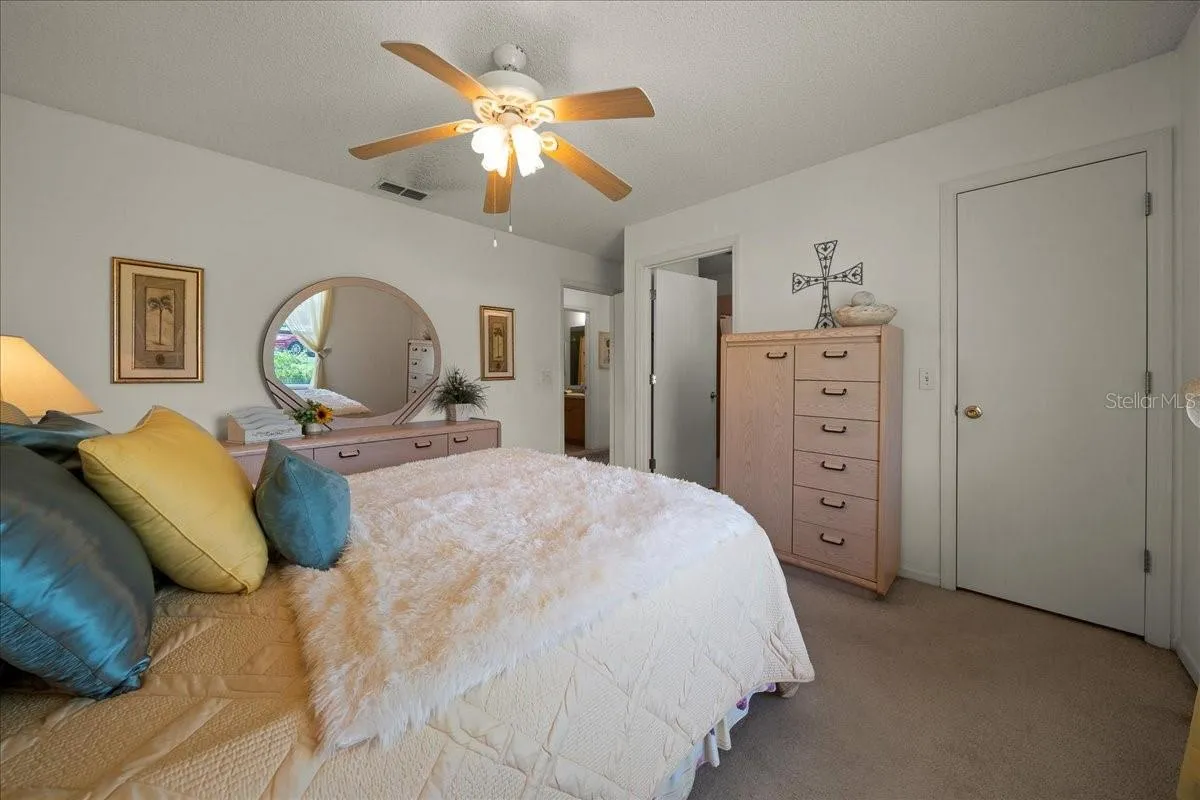 Ceiling Fan in Primary Bedroom