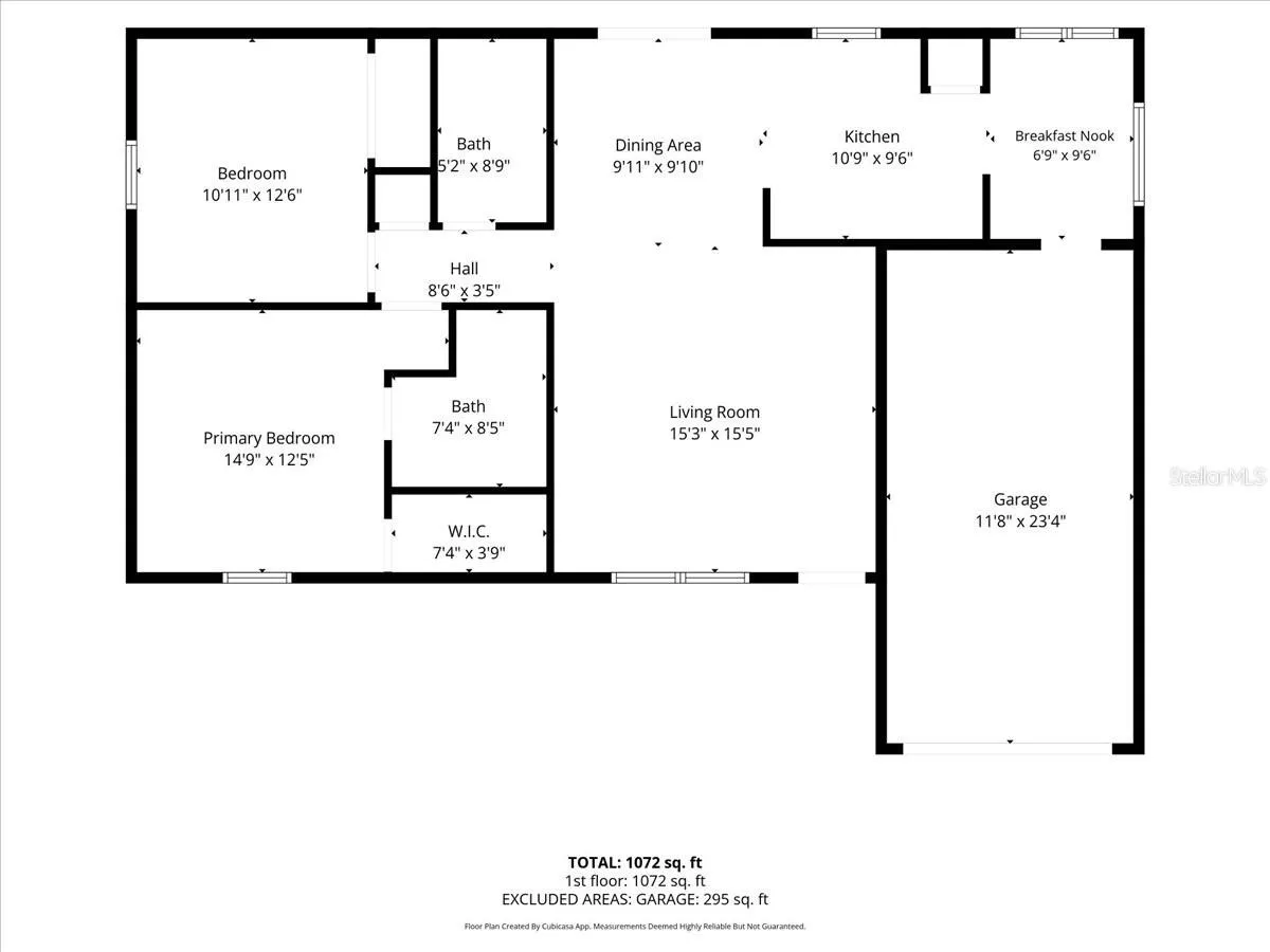 Floorplan w/ Room Measurements