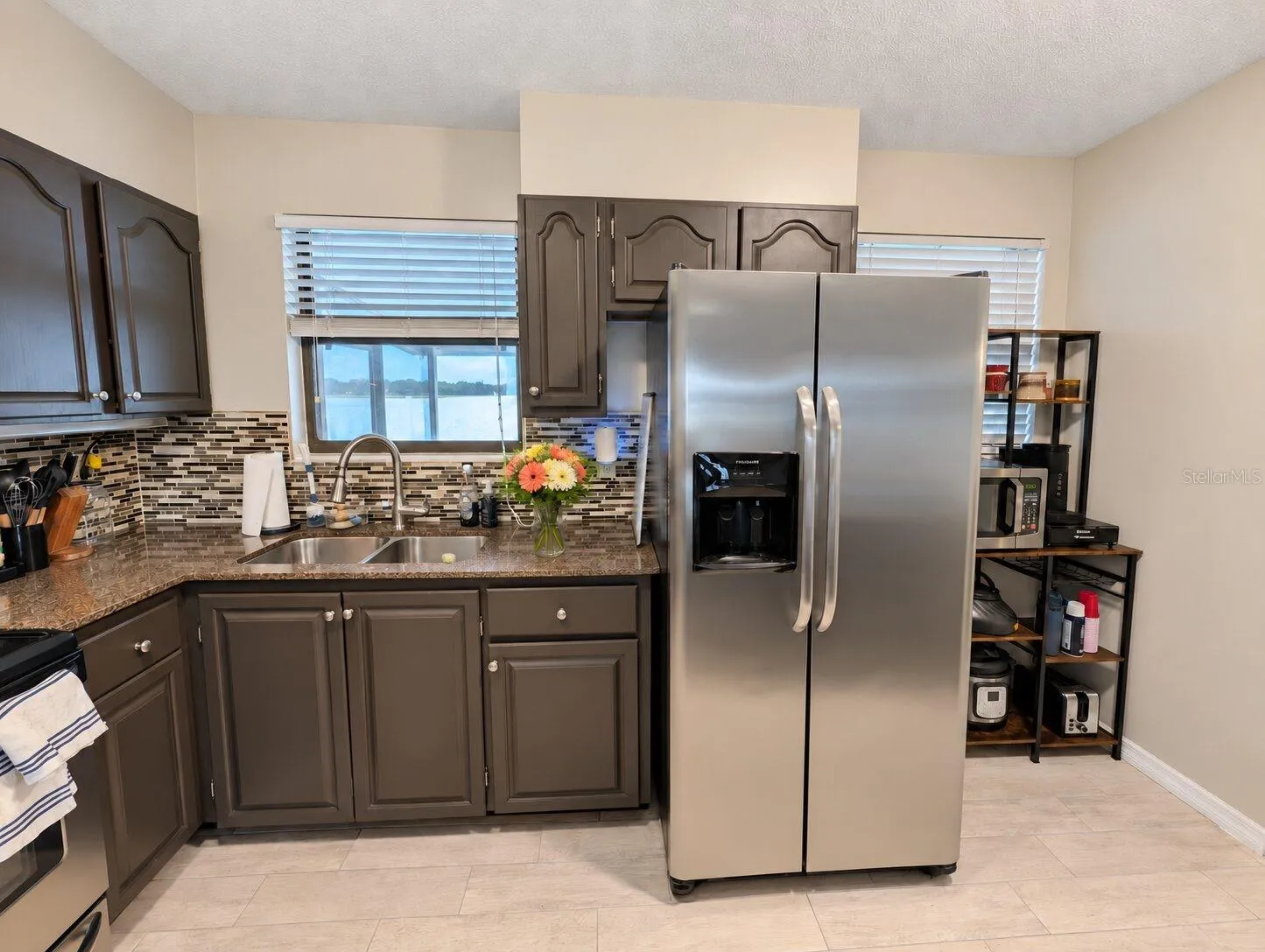 Refrigerator included.