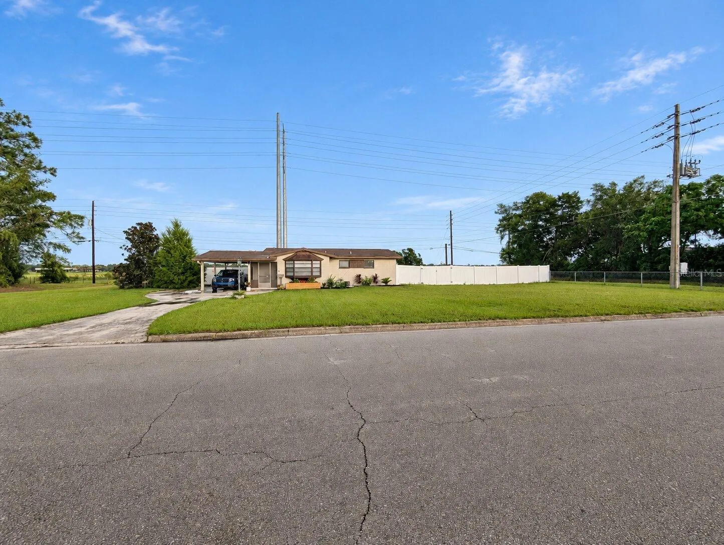 Buffer on BOTH sides and no rear neighbor! 0.57 acre lot!