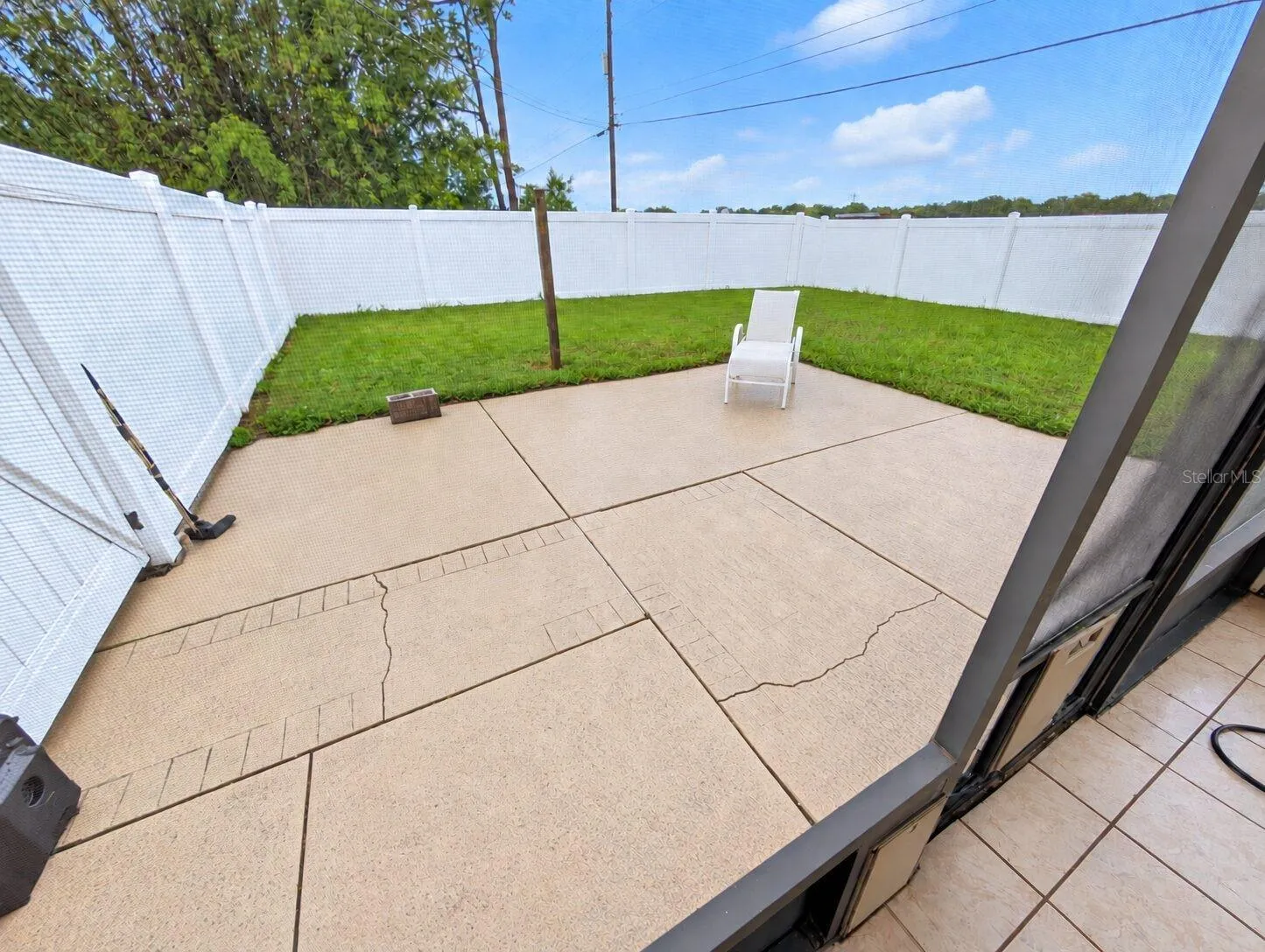 Open patio