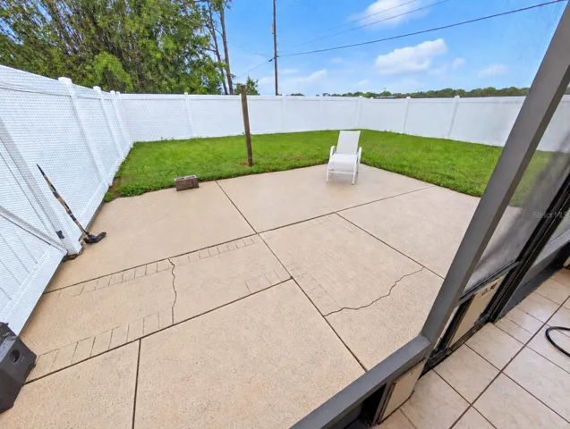 Open patio