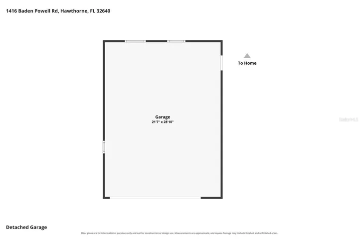 Floor Plan - 2 car garage