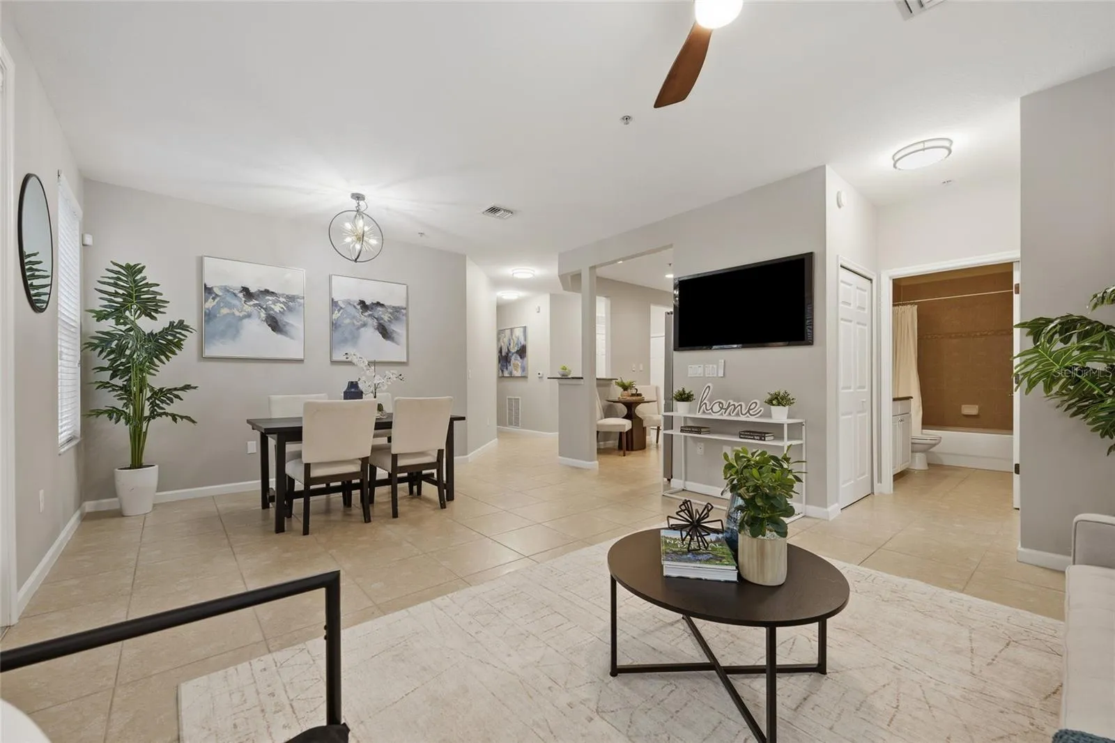 Open-concept living and dining areas create an easy, connected layout ideal for everyday living and entertaining.