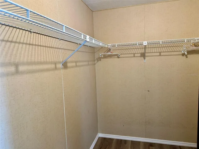 Primary walk in closet