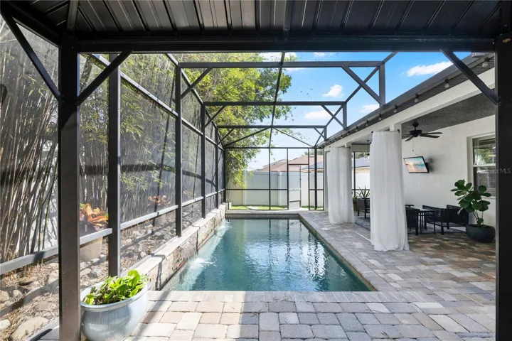 The perfect pool and seating area for relaxation.