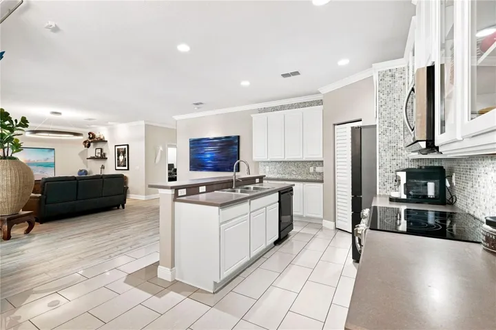 Large Kitchen with updated cabinets