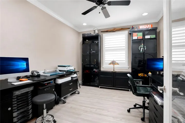Large Den/Office Space with French doors