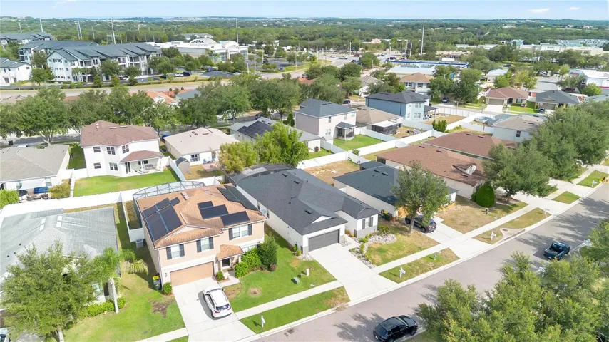 Aerial View of Street