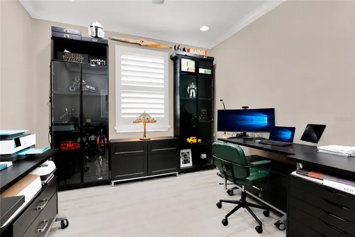Large Office/Den with French Doors