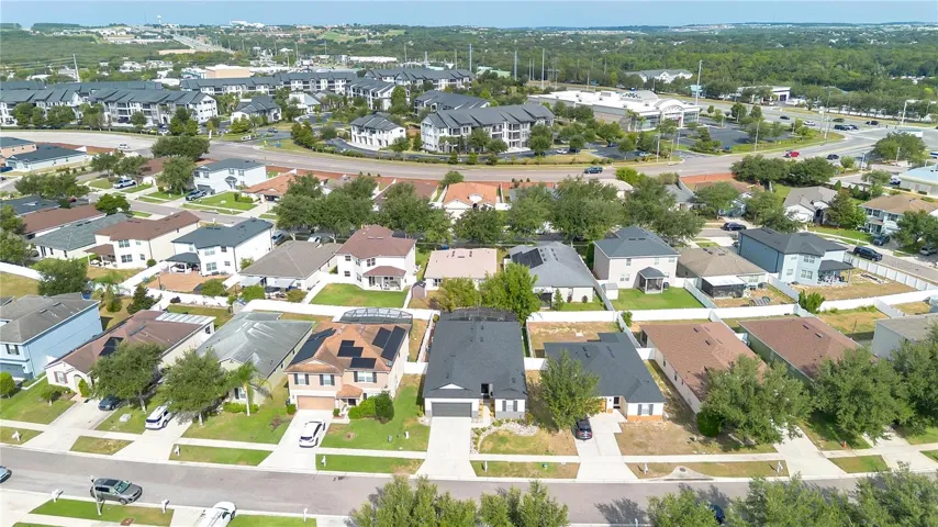 Aerial View of Neighborhood