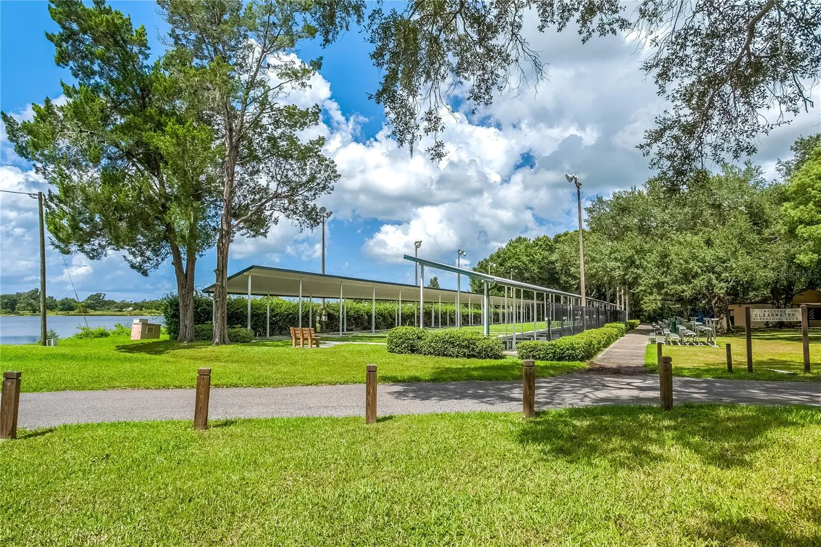Ed Wright Park, just across the street.
