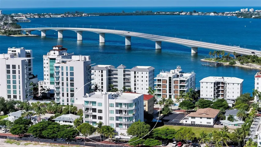 Aerial photo of The Pearl
