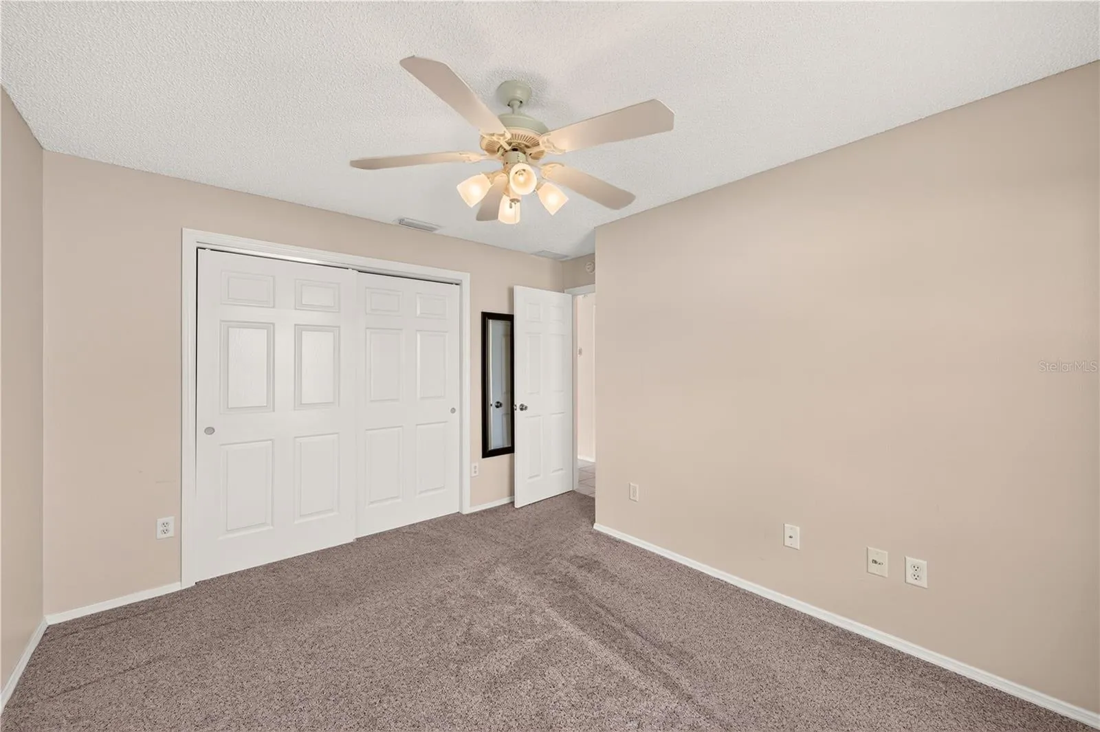 Looking toward the hall in the guest bedroom.