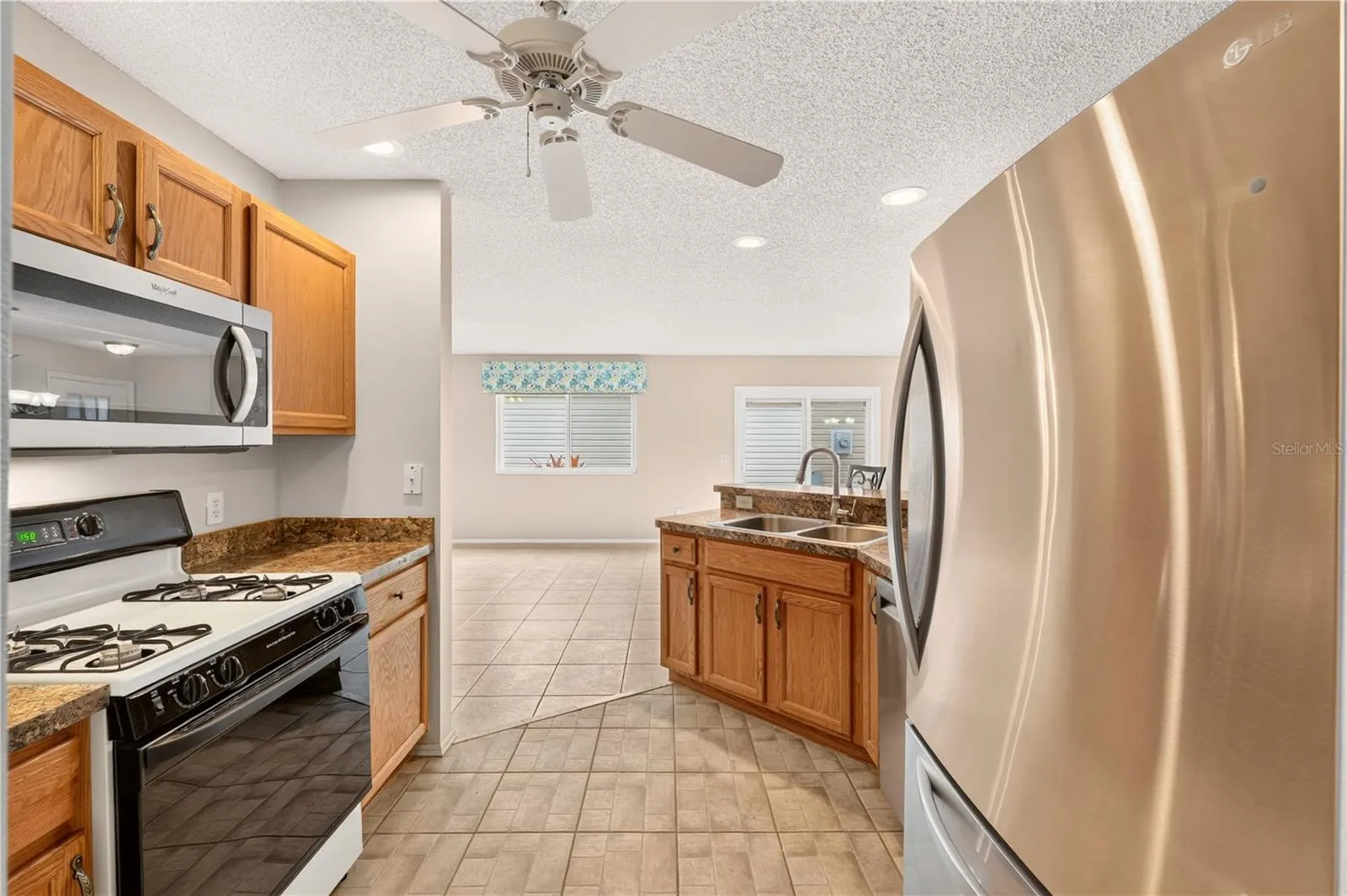 The refrigerator, microwave and dishwasher have all been updated.