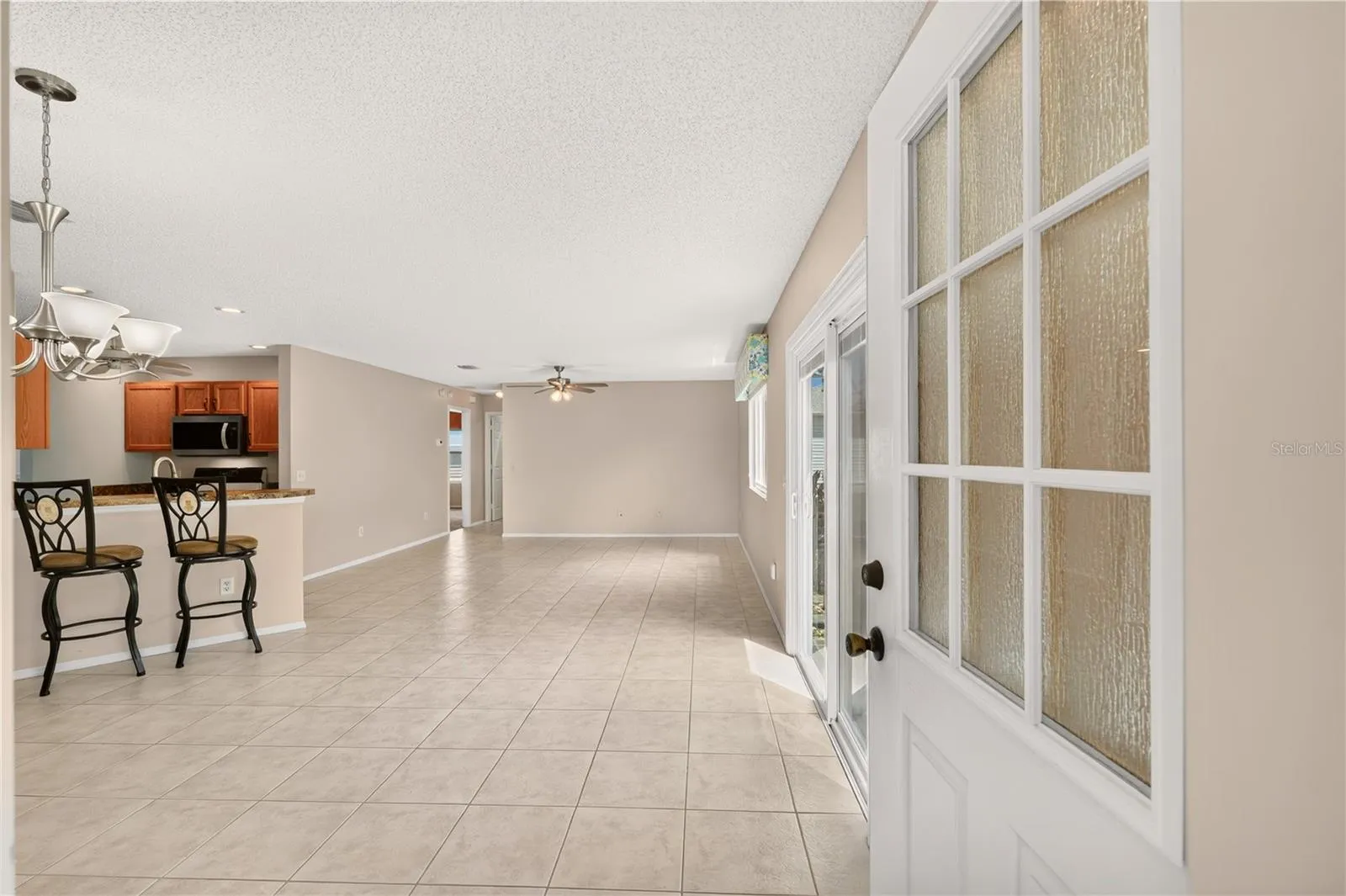 This is the view as you walk into the home.