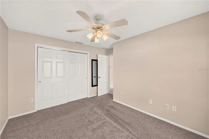 Looking toward the hall in the guest bedroom.