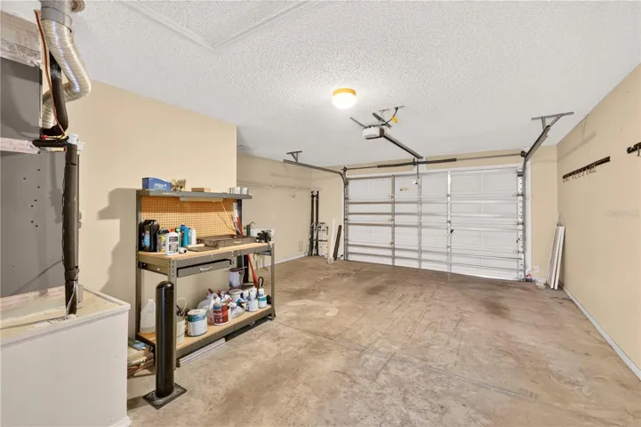 The workbench in the garage stays with the home.