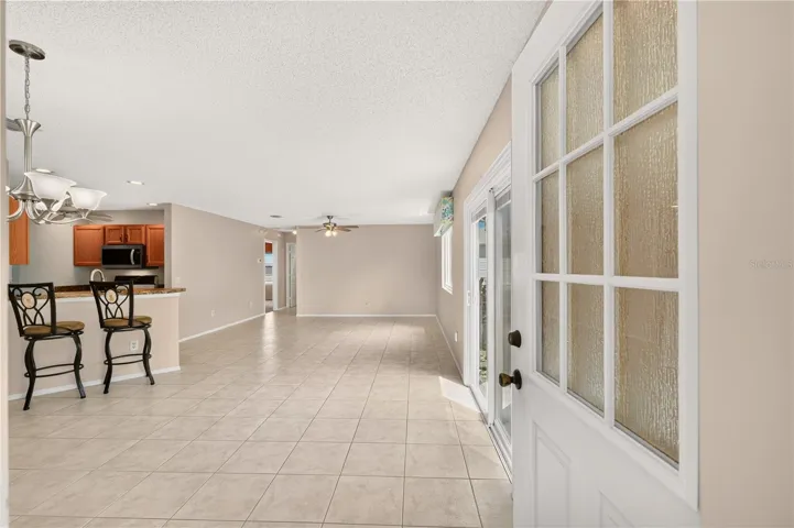 This is the view as you walk into the home.