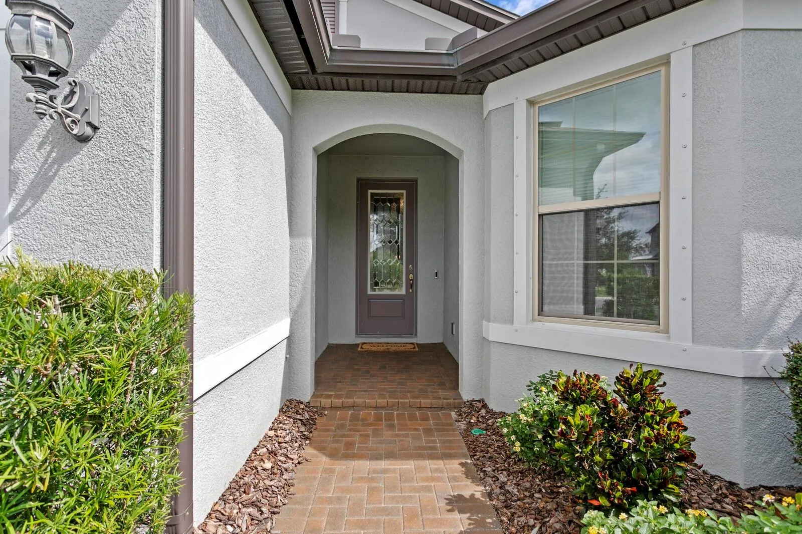 Paver entrance