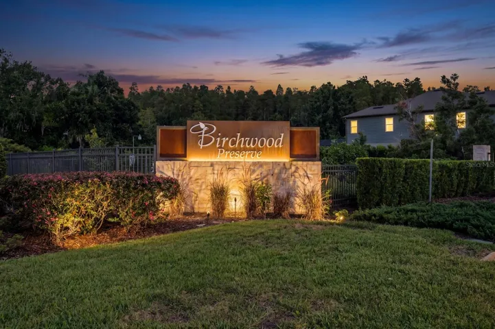 This home is located in the gated community of Birchwood Preserve