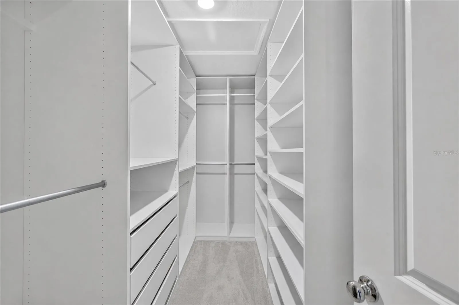 Customized walk-in closet