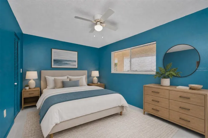 Secondary Bedroom Virtually Staged