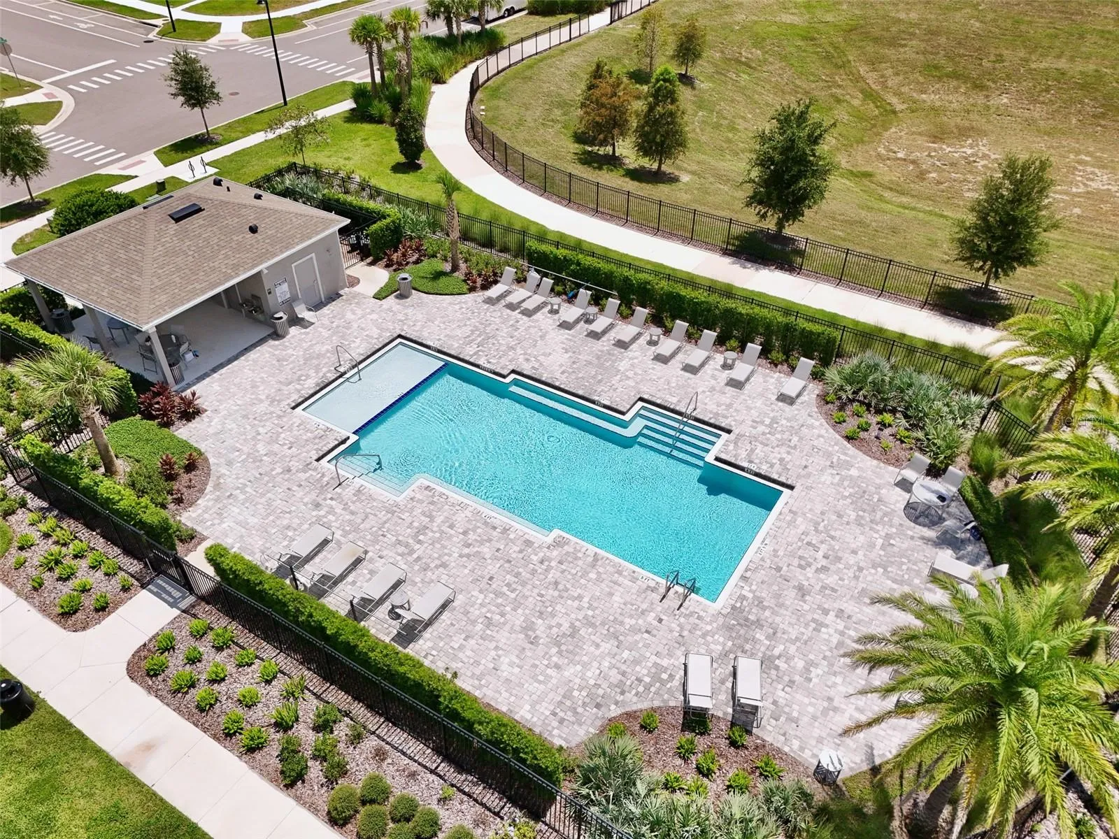 Community Pool beside walking trail