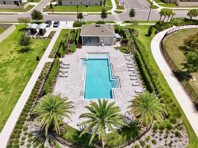 Community Pool beside walking trail