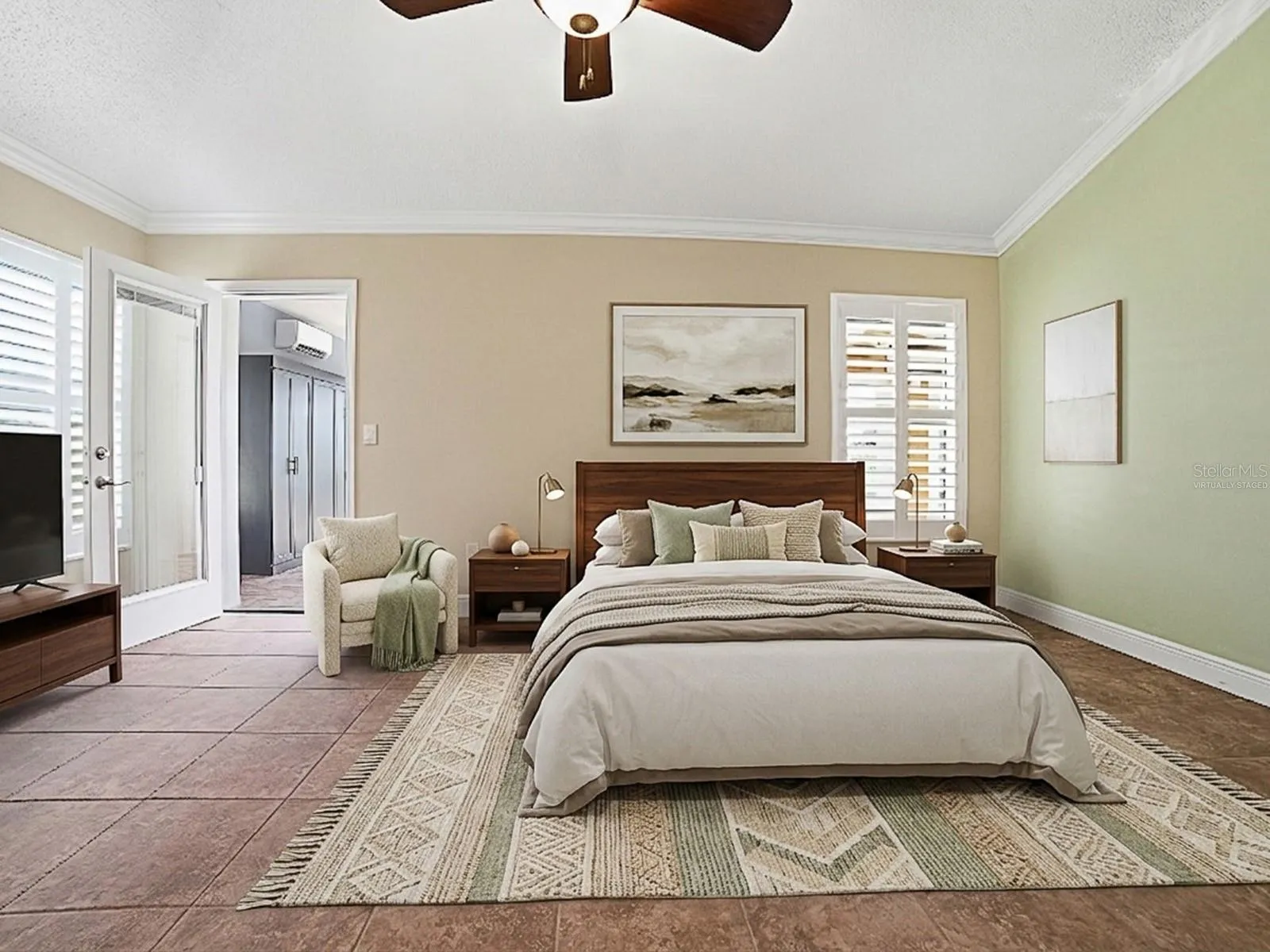 Primary Bedroom - Virtually Staged