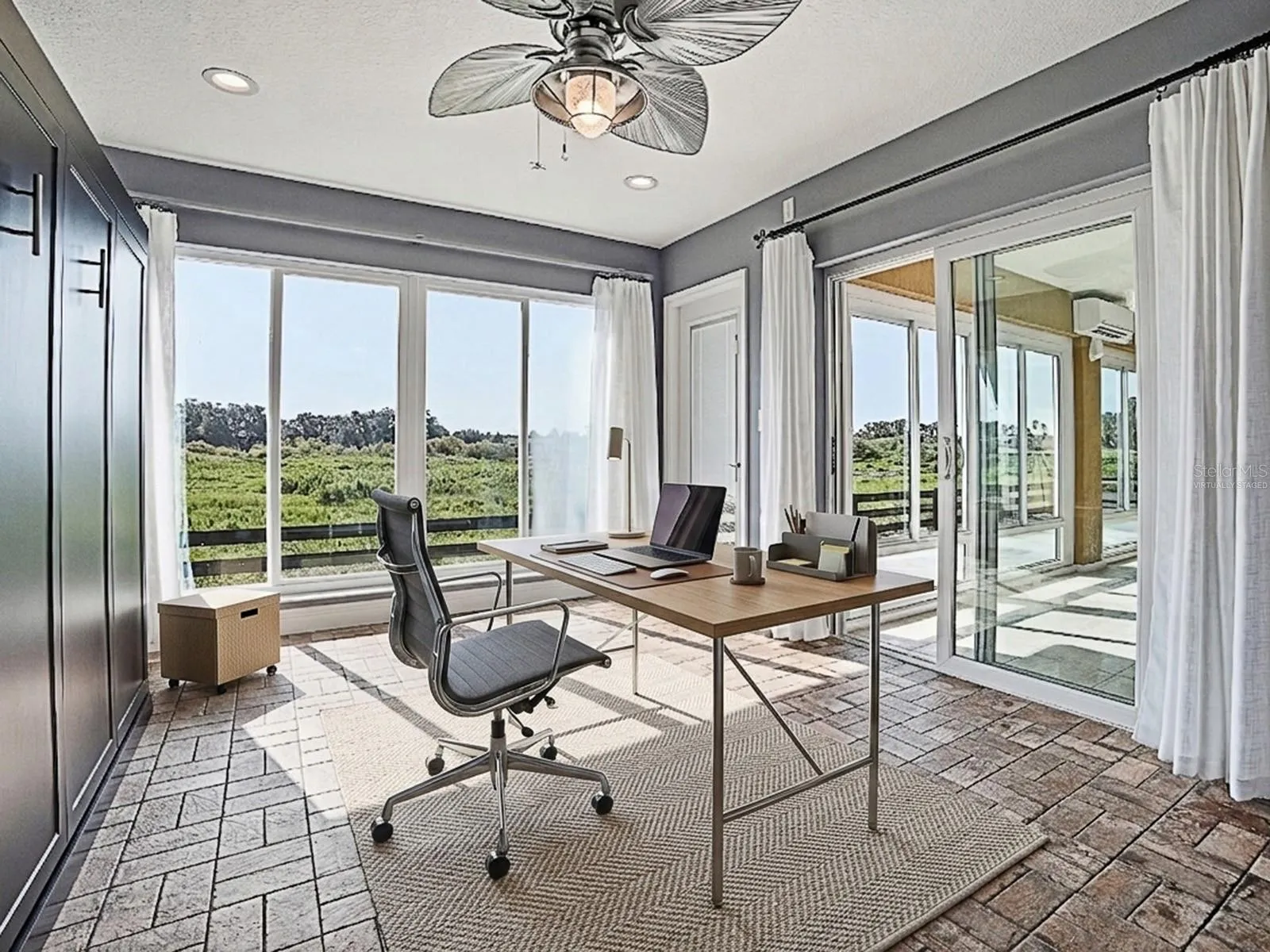 Bonus Flex Room w/ Murphy Bed Cabinet- Virtually Staged